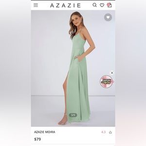 Azazie Moira Dress, Agave